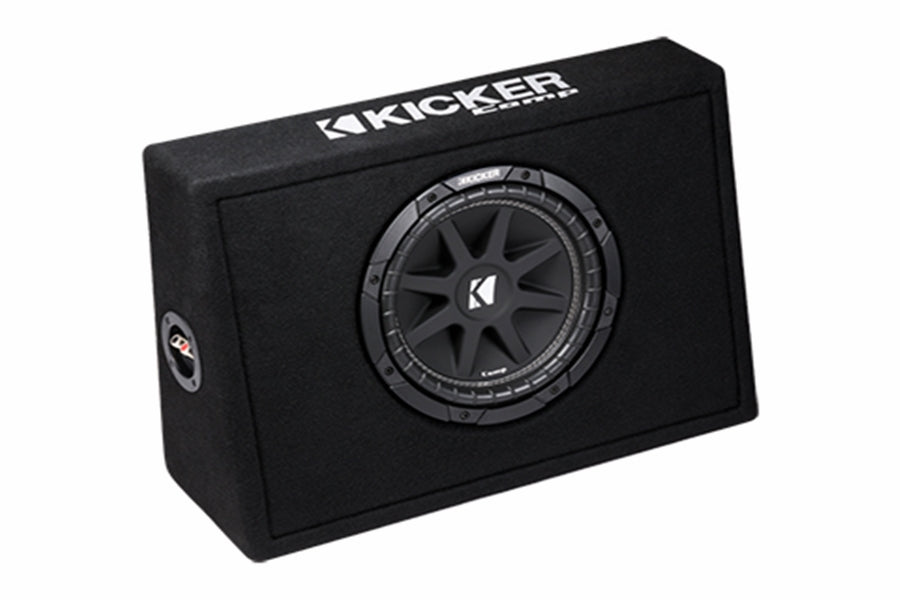 Kicker Single 10in Subwoofer Comp 4 Ohm Enclosure