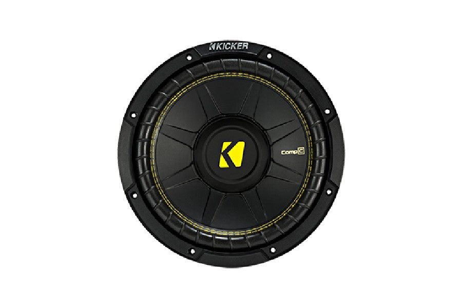 Kicker 10in CompC Subwoofer - 4 Ohm, Single Voice Coil