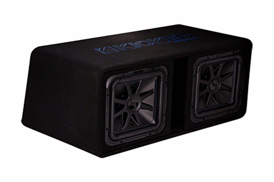 Kicker Dual 12in Solo-Baric L7S 2 Ohm Subwoofer Enclosure