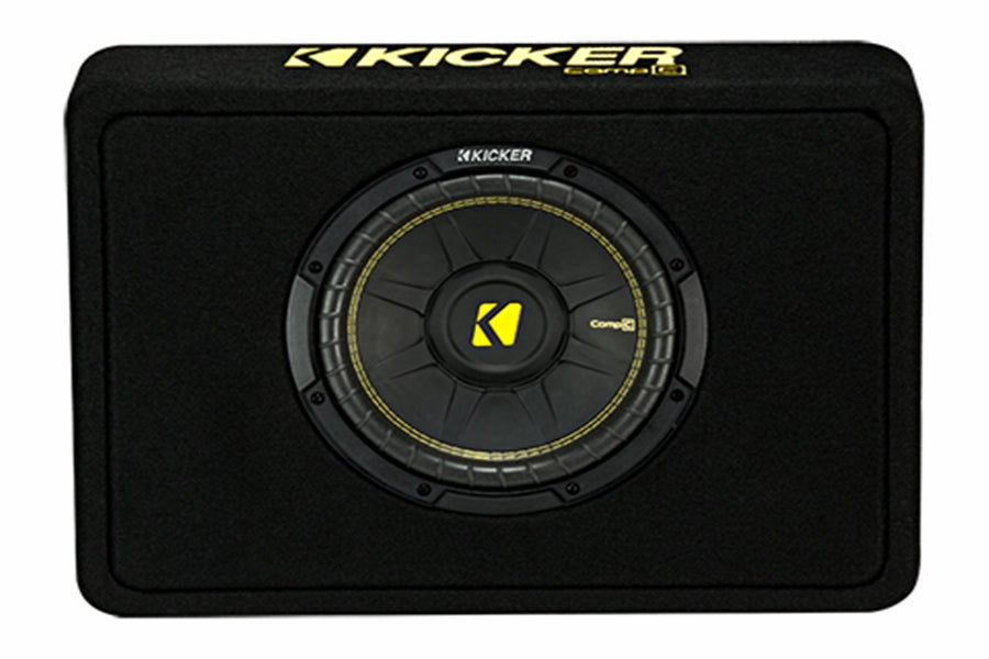 Kicker CompC Thin Profile 10-Inch Subwoofer Enclosure