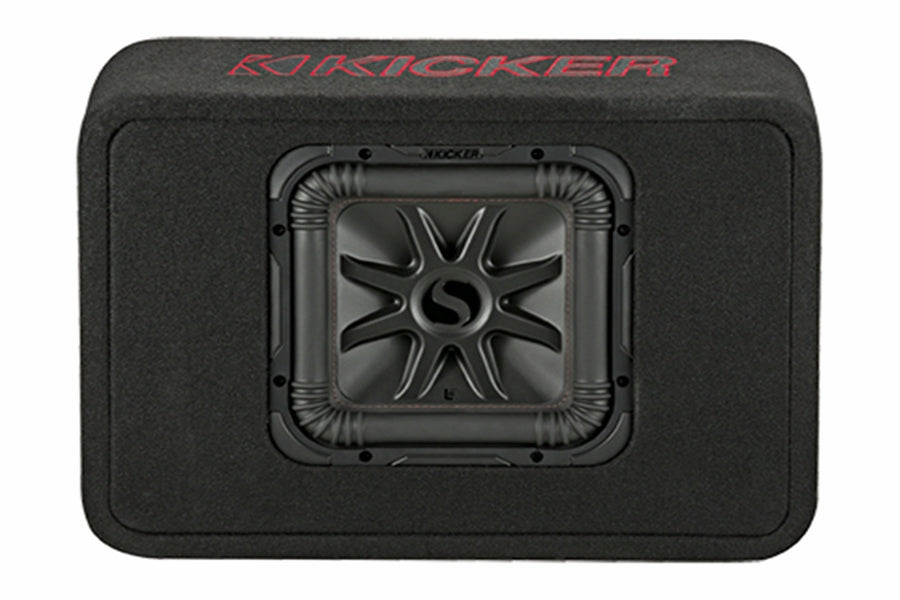 Kicker Single 10in Solo-Baric L7R 2-Ohm Truck Subwoofer Enclosure