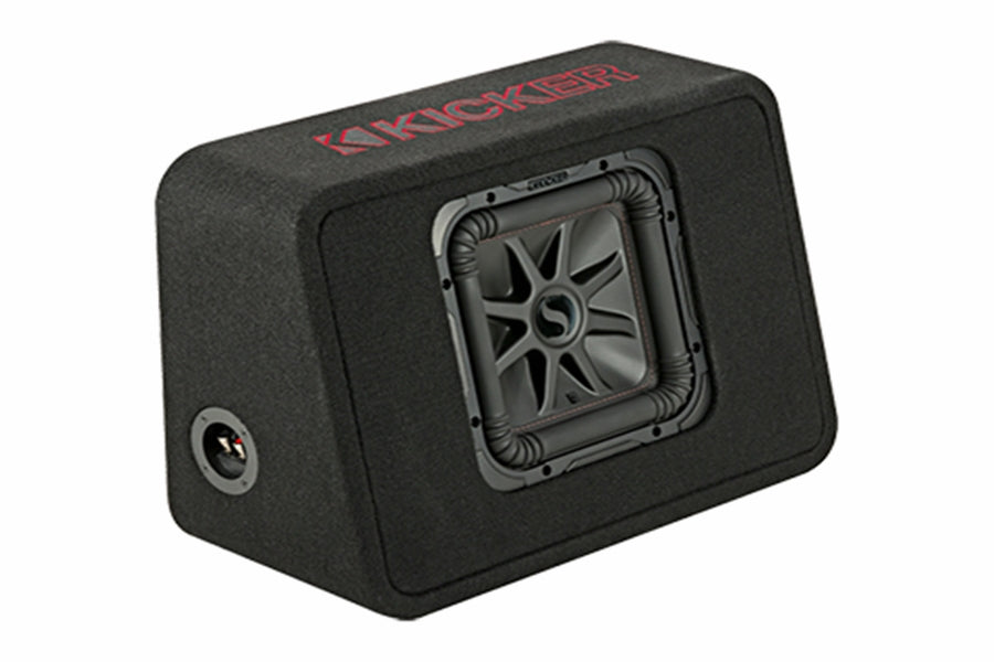 Kicker Single 10in Solo-Baric L7R 2-Ohm Truck Subwoofer Enclosure