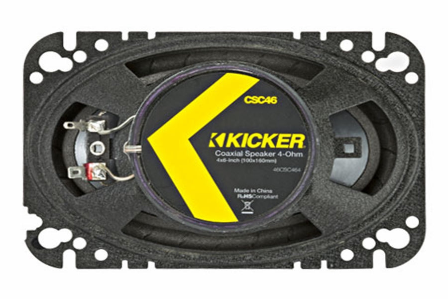 Kicker CS-Series 4x6-inch Coaxial Speakers