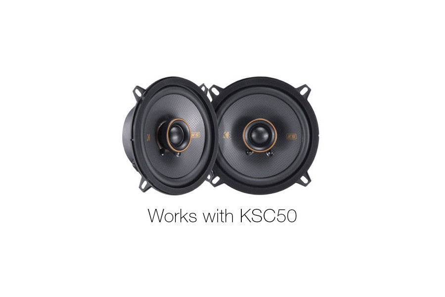 Kicker 5.25in Coaxial Speaker Grille - Pair