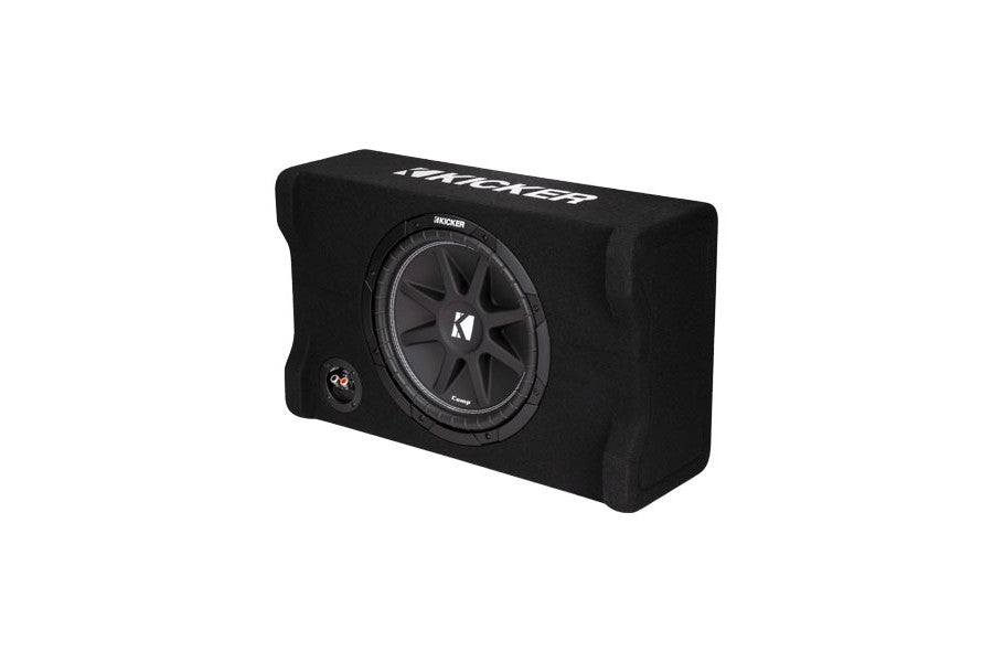 Kicker Down-Firing 10in CompVT 2-Ohm Subwoofer Enclosure