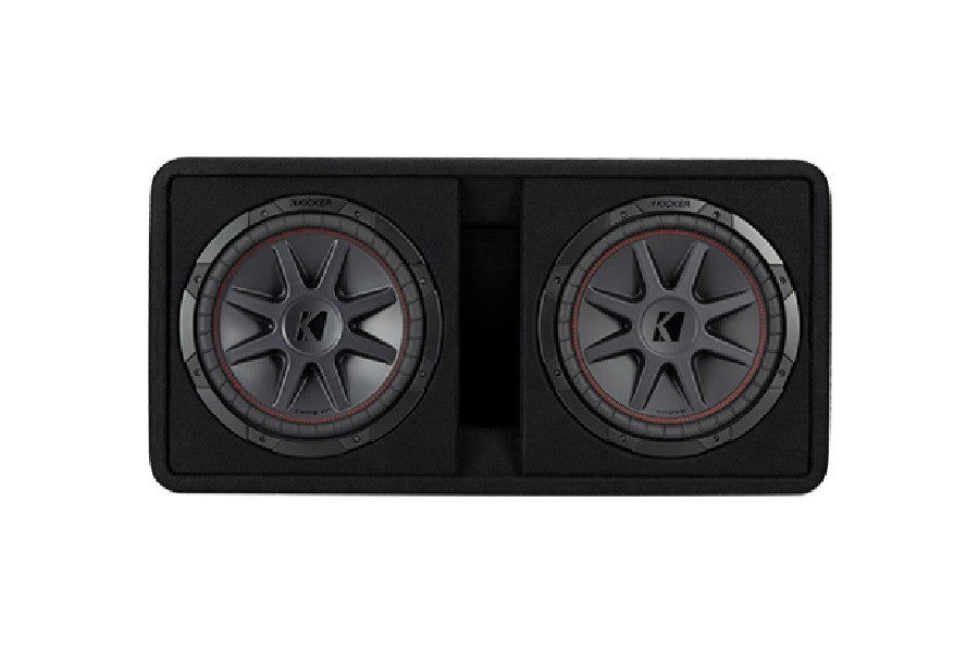 Kicker 12in CompVR Dual 2 Ohm Subwoofers in Enclosure