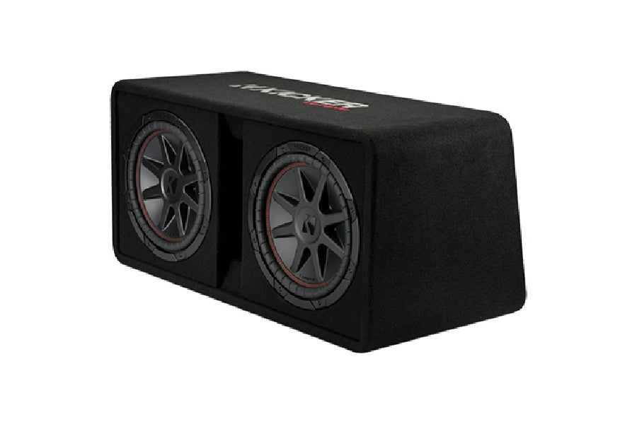 Kicker 12in CompVR Dual 2 Ohm Subwoofers in Enclosure