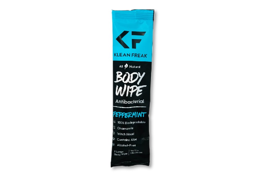 Klean Freak Peppermint Scented Body Wipe - Single