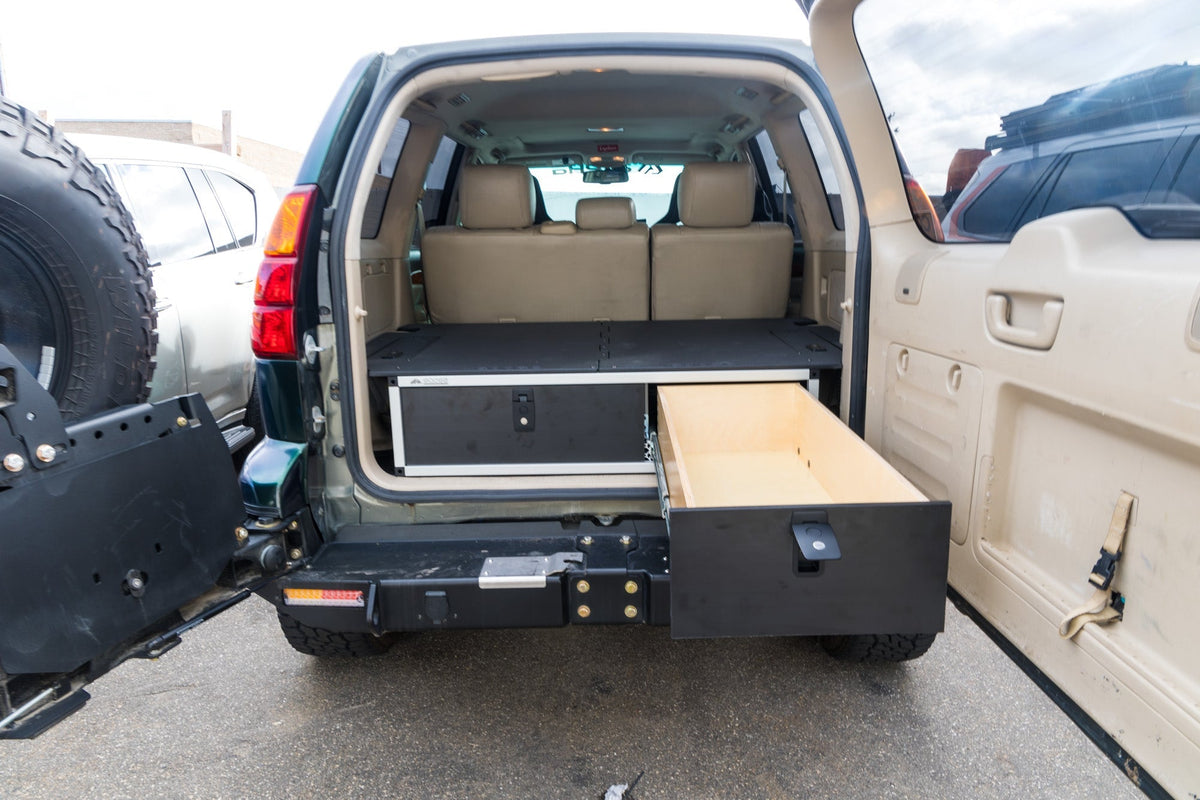 2002-09 Lexus GX470 - Side x Side Drawer Module with Fitted Top Plate - 41-3/8