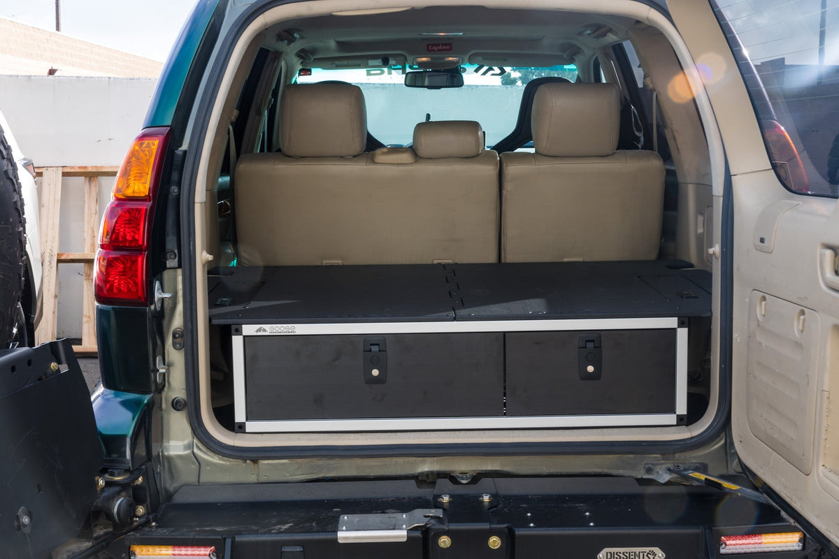 2002-09 Lexus GX470 - Side x Side Drawer Module with Fitted Top Plate - 41-3/8