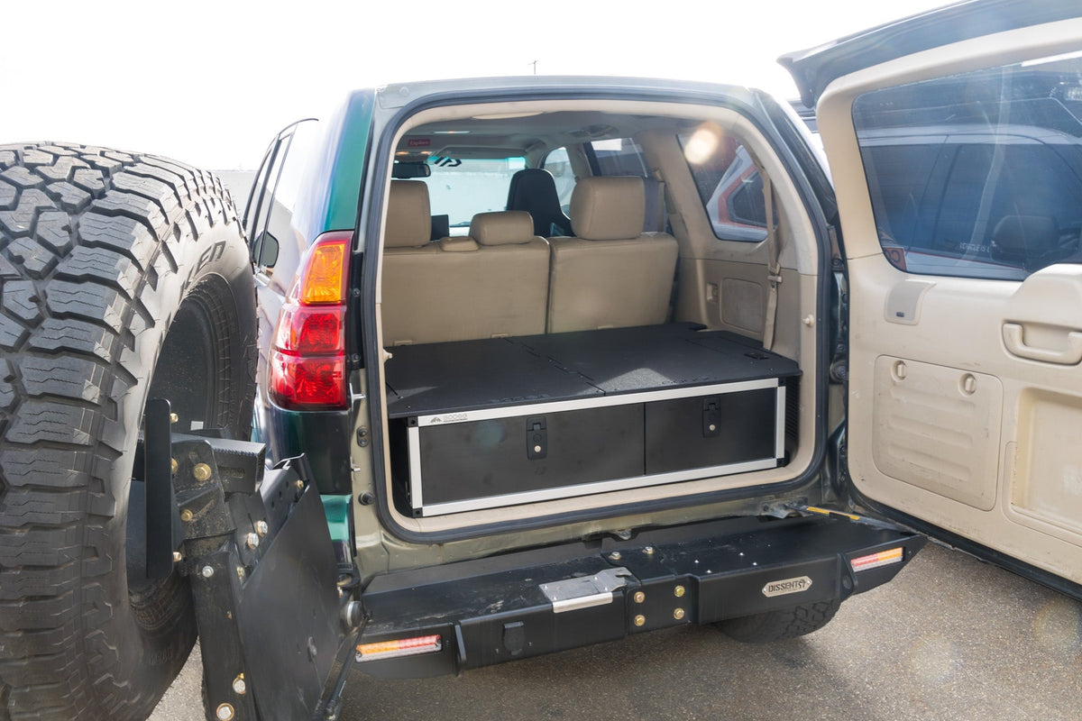 2002-09 Lexus GX470 - Side x Side Drawer Module with Fitted Top Plate - 41-3/8