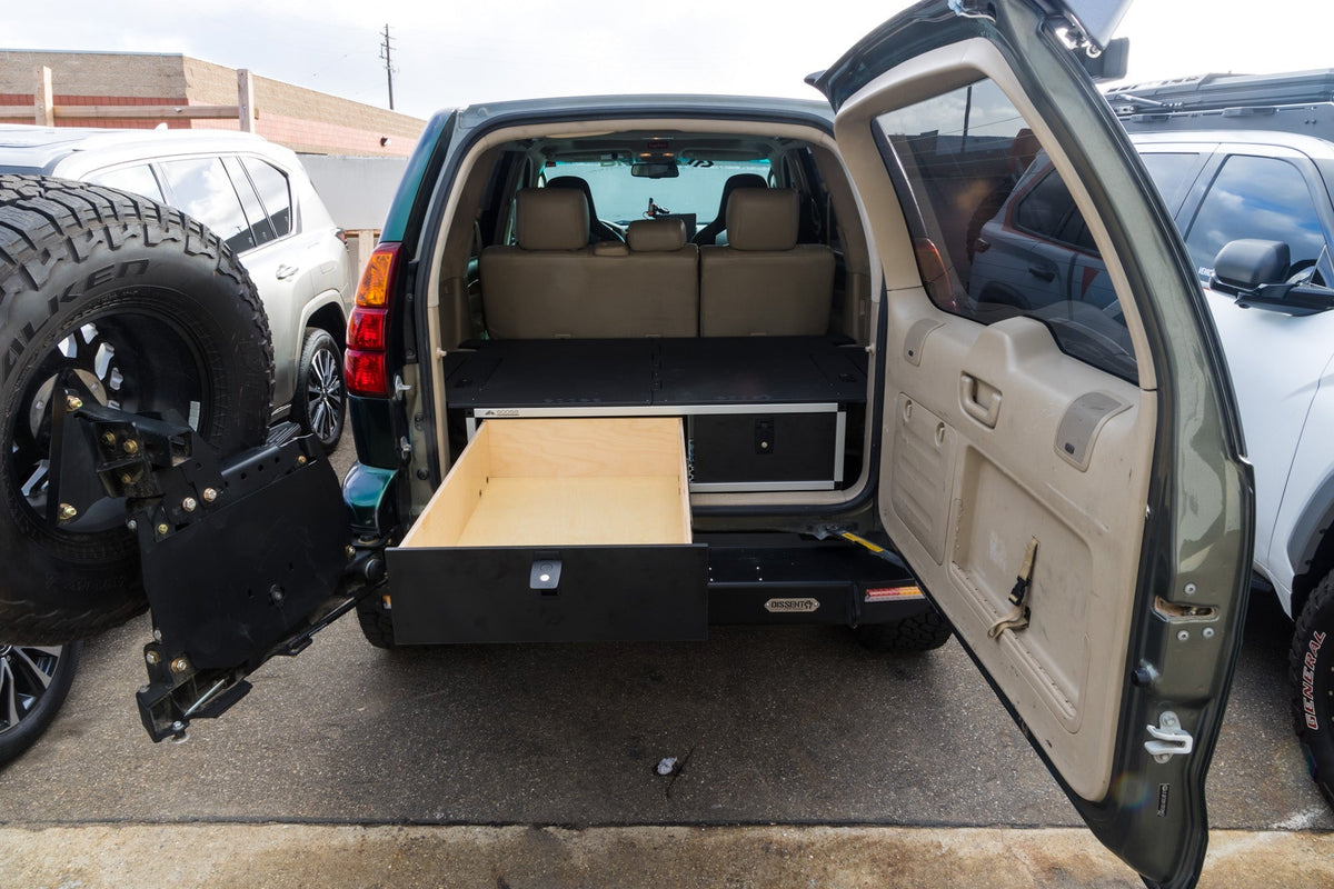 2002-09 Lexus GX470 - Side x Side Drawer Module with Fitted Top Plate - 41-3/8