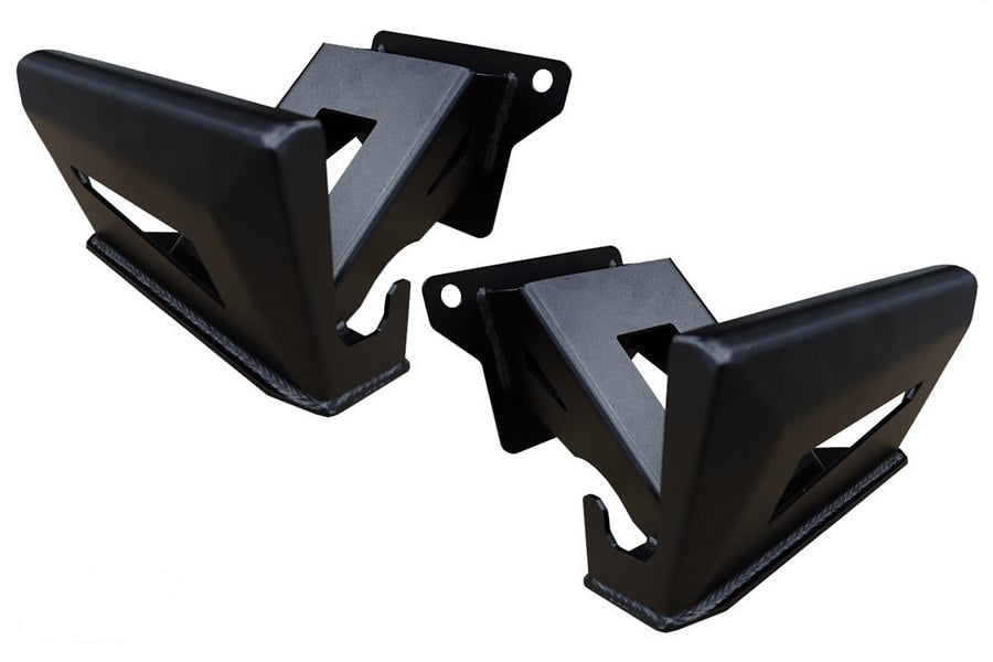 LOD Offroad Destroyer Bed Sliders, Pair - Bare Steel - JT