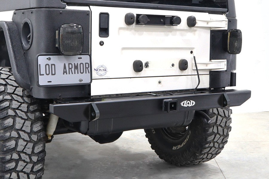 LOD Offroad Offroad Expedition Rear Bumper Only, Black Texture, TJ, LJ, YJ
