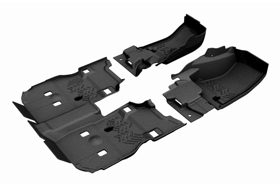 Jeep Wrangler JL 4-Door ArmorLite Front and Rear Flooring Kit, Mesa Smoke