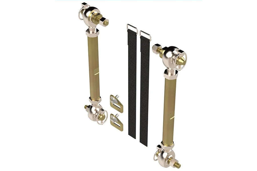 2007-18 Jeep Wrangler JK Non-Rubicon MetalCloak HD Front Sway Bar Quick Disconnects (11-12in)