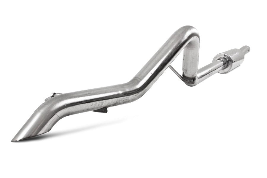 MBRP 2.5in Off-Road Tail Pipe, Muffler Before Axle, T409 Stainless Steel, JK 2007 - 2011