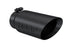 MBRP Universal Exhaust Tip, 5in O.D. Dual Wall, Angled 4in inlet, 12in Length - Black Coated