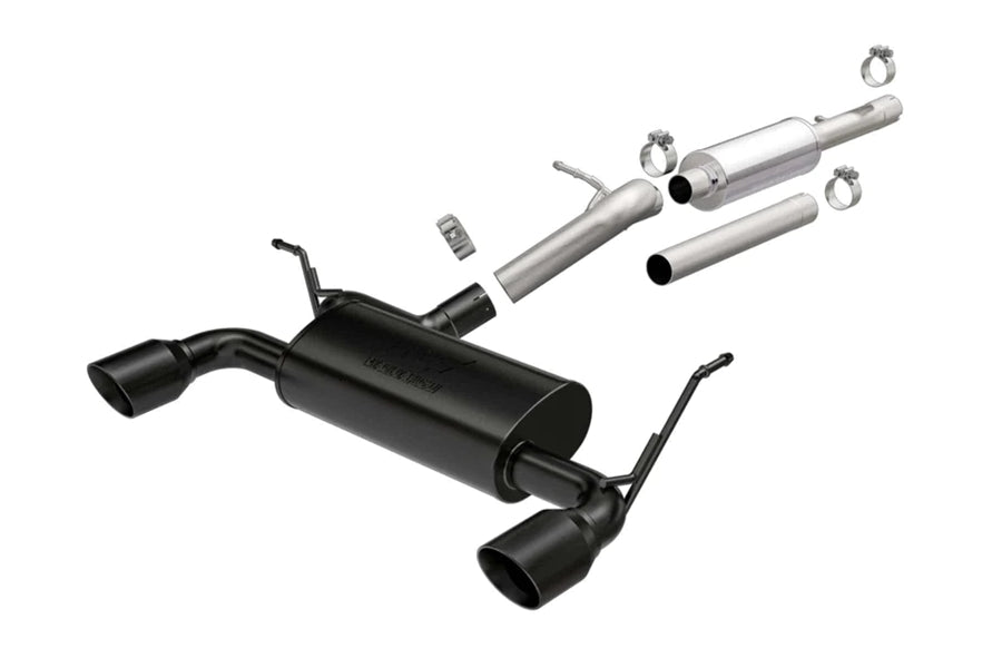 2012-18 Jeep Wrangler JK 3.6L MagnaFlow MF Series 2.5in Cat-Back Exhaust System, Black