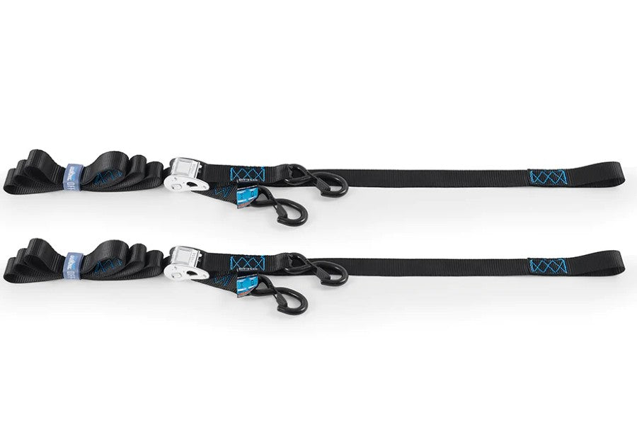 Borne Off-Road Cambuckle Tie-Down Kit (2-Pack), Black