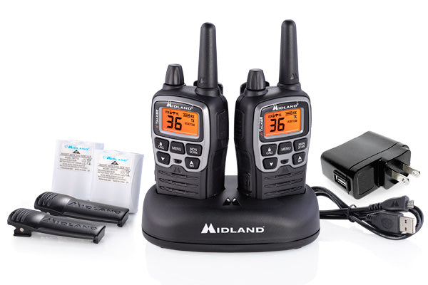 Midland X-Talker Two-Way Radios w/ Desktop Charger