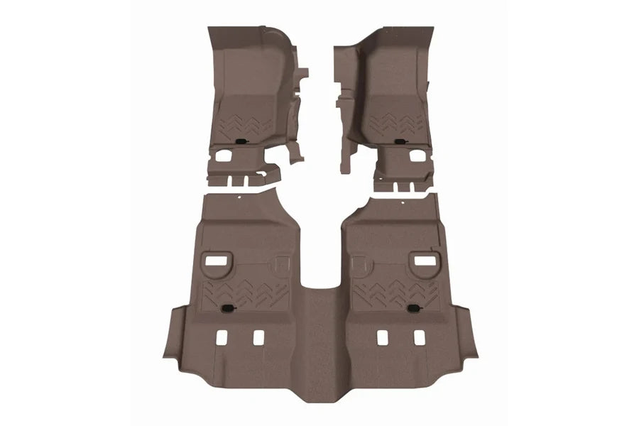 Jeep Wrangler JK 4-Door ArmorLite Front and Rear Flooring Kit, Desert Khaki