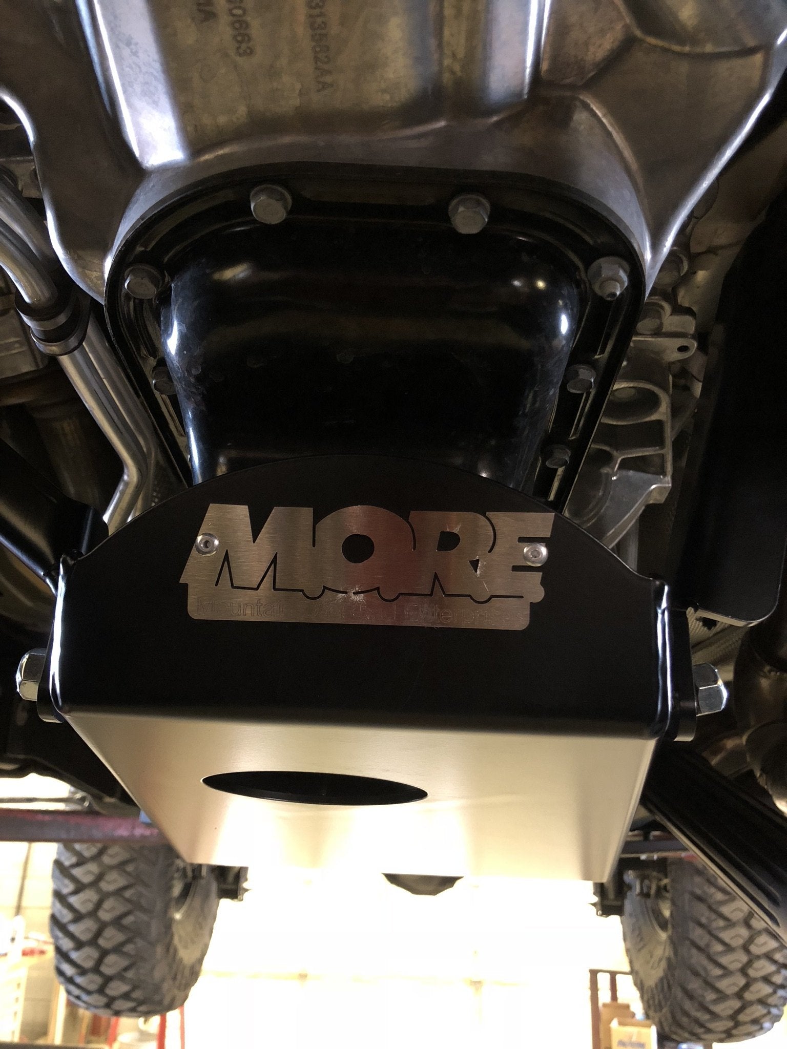 M.O.R.E. Oil-Transmission Skid Plate - 2018-20 JL 4dr 3.6L
