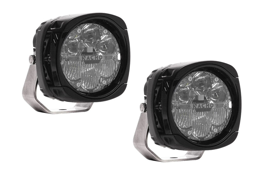 Nacho Offroad Technology Quatro SAE Combo LED Lights - Pair