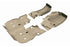 Jeep Wrangler JL 4-Door ArmorLite Front and Rear Flooring Kit - Desert Khaki