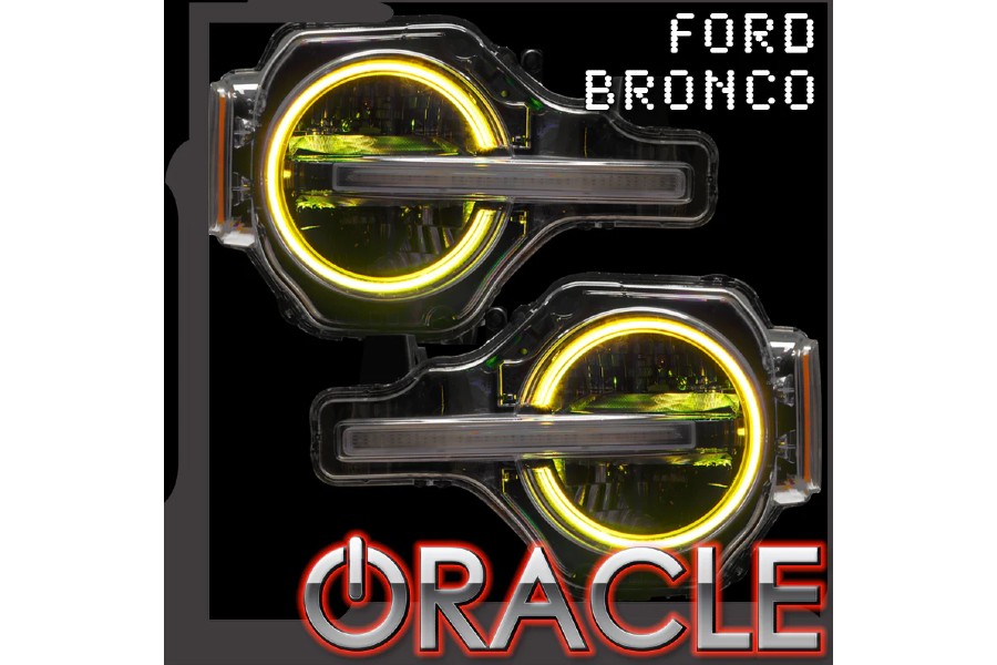 Oracle  Color shift RGB+W Headlight Halo Upgrade Kit, No Controller, Bronco