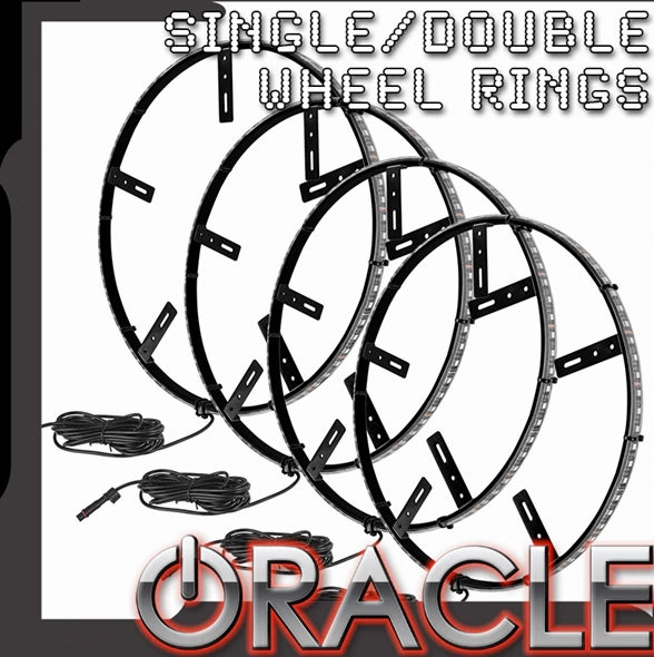 Oracle LED 15in Illuminated Wheel Rings - No Controller