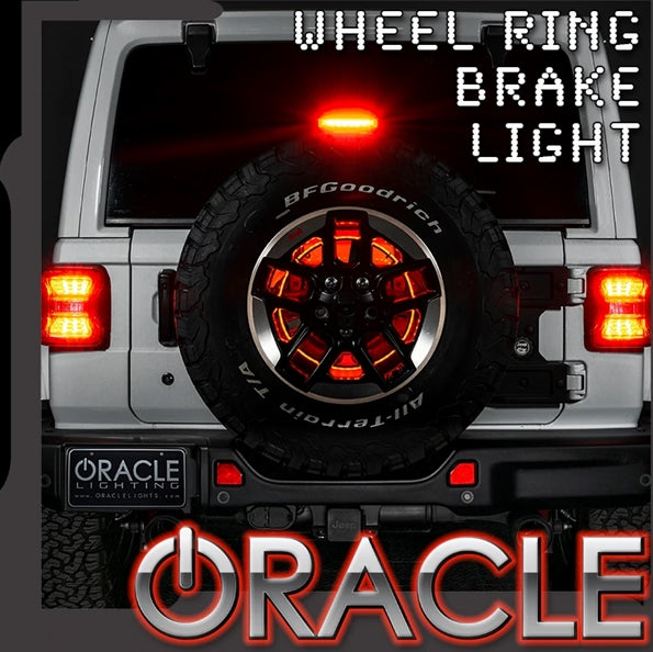 Oracle LED Illuminated Wheel Ring Brake Light - Red