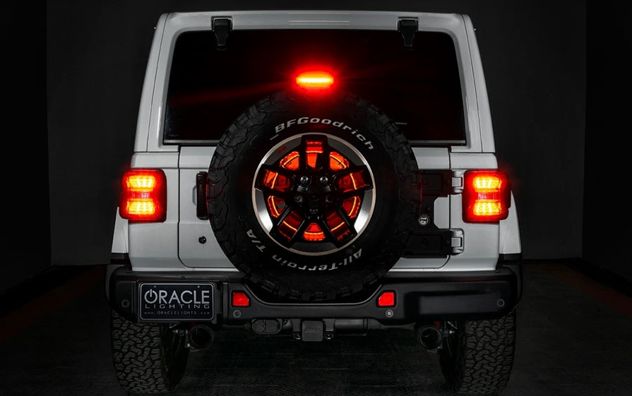Oracle LED Illuminated Wheel Ring Brake Light - Red