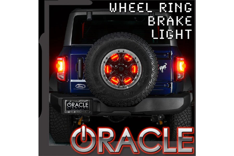 Oracle Colorshift LED Illuminated Spare Tire Wheel Ring Third Brake Light - No Controller - 2021+ Ford Bronco