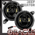 Oracle High Powered LED Headlights - Pair - Amber - JT/JL