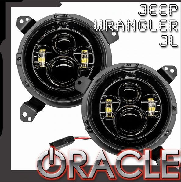 Jeep Wrangler JL & Gladiator JT Oracle High Powered LED Headlights - Pair - ColorSHIFT