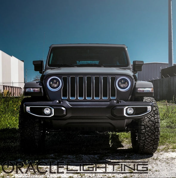 Jeep Wrangler JL & Gladiator JT Oracle High Powered LED Headlights - Pair - ColorSHIFT