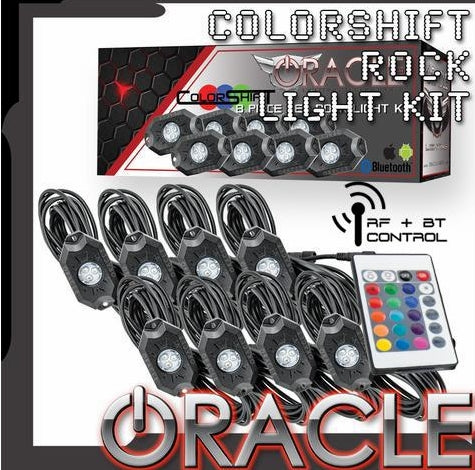 Oracle Bluetooth ColorSHIFT Underbody Rock Light Kit - 8 pcs