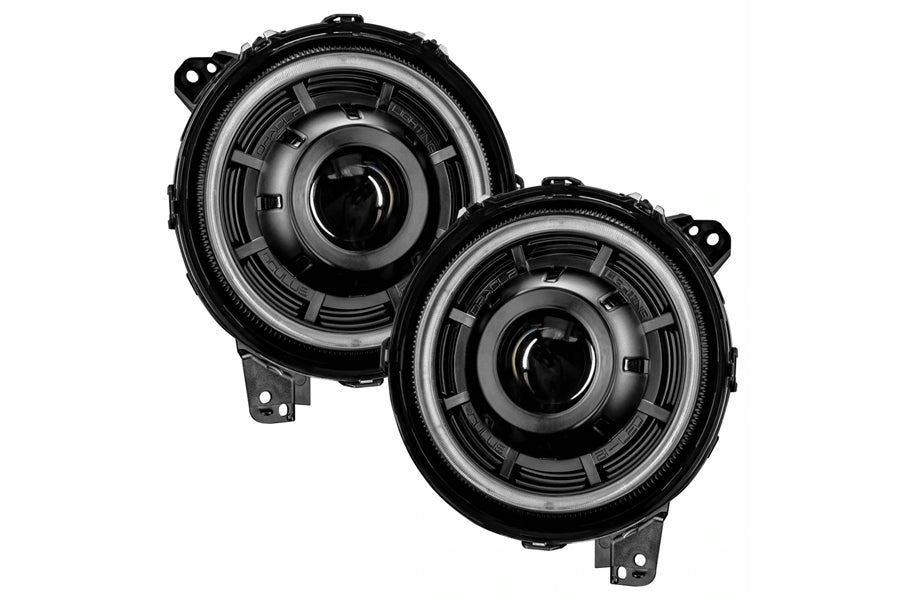 Jeep Wrangler JL & Gladiator JT Oracle Oculus Bi-LED Projector Headlights - Graphite Metallic