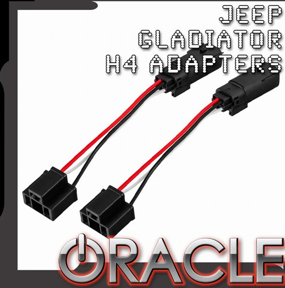 Oracle Plug & Play H4 Headlight Wiring Adapter, Pair -   JT