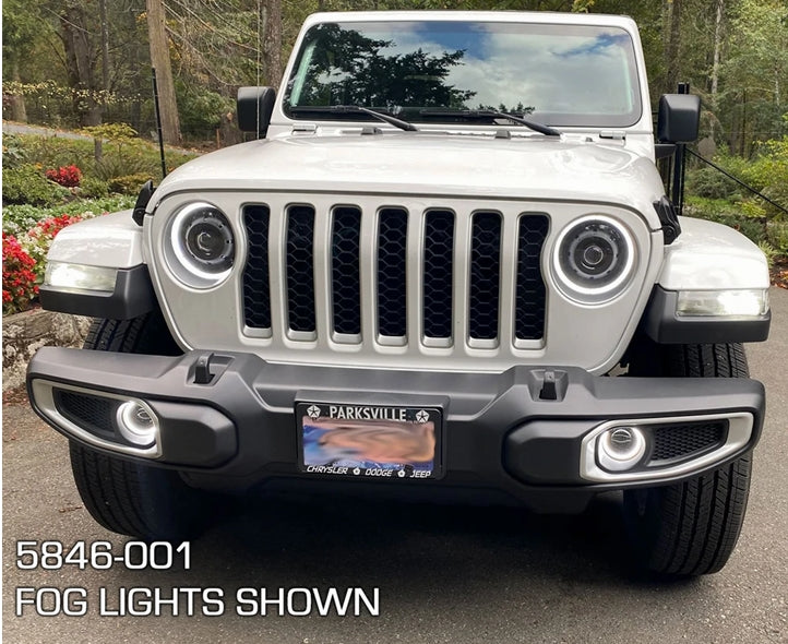 Jeep Wrangler JL, JK & Gladiator JT Oracle High Performance 20W LED Fog Lights - Blue