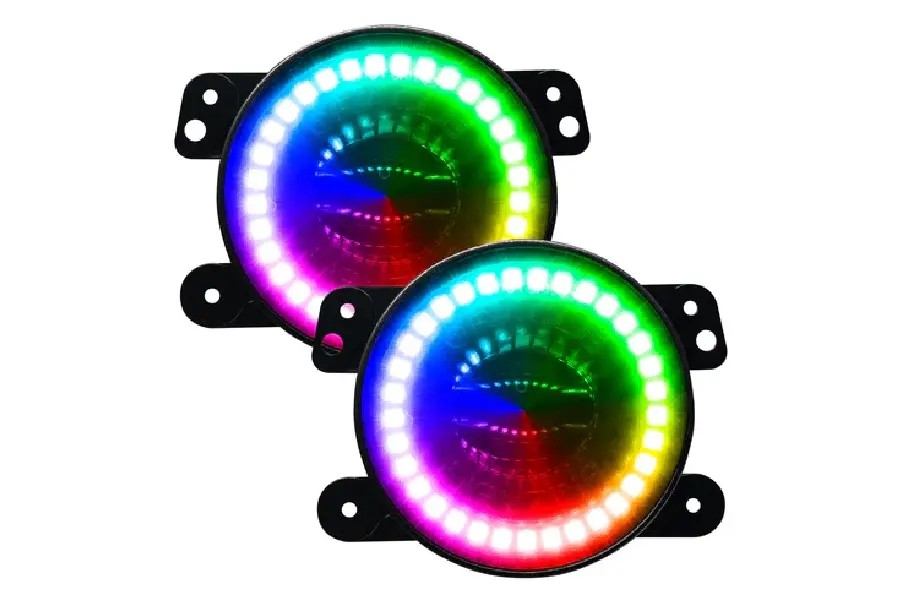 Oracle  High Performance 20W LED Fog Lights, Dynamic Colorshift, JT, JL JK