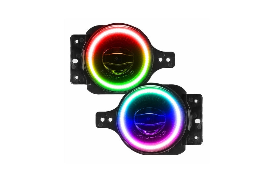 Jeep Wrangler JL & Gladiator JT Oracle RGB 20W LED Fog Lights - ColorSHIFT