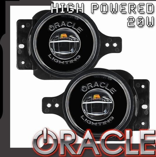 Jeep Wrangler JL & Gladiator JT Oracle High Performance 20W LED Fog Lights - No Halo