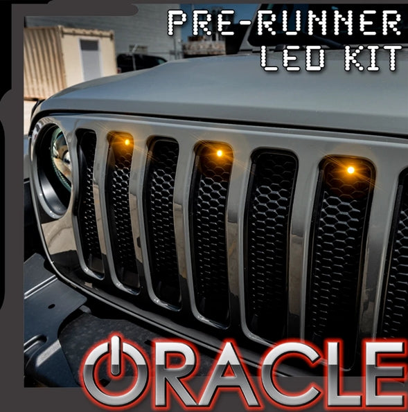 Jeep Wrangler jL Oracle Pre-Runner Style LED Grill Light Kit, Blue