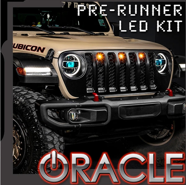 Oracle Pre-Runner Style LED Grill Light Kit - White - JT