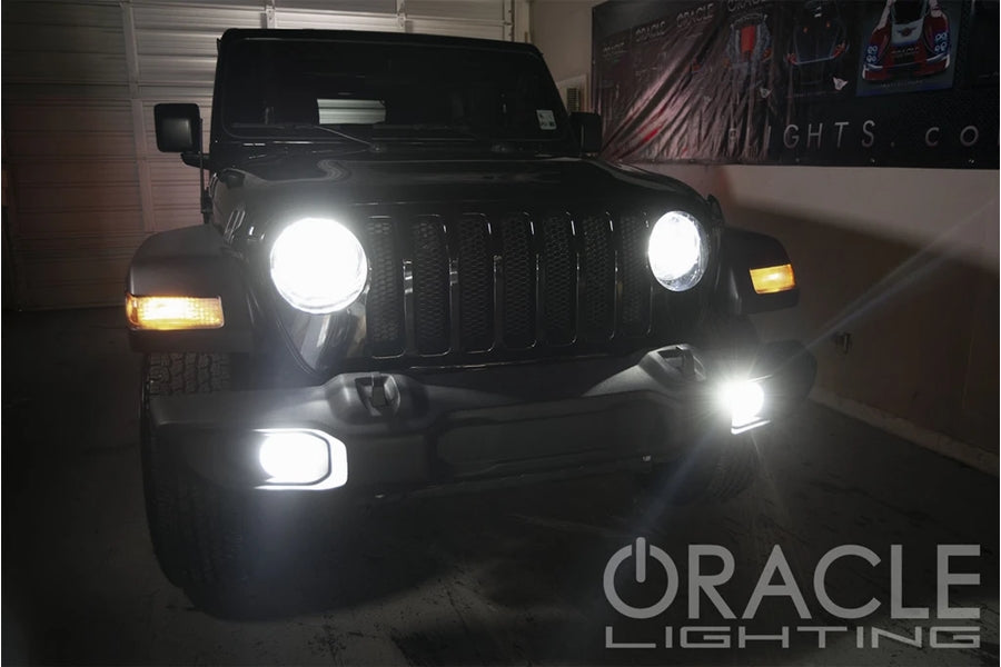 Jeep Wrangler JL & Gladiator JT Oracle VSeries Fog Light LED Bulb Conversion Kit