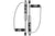 Jeep Wrangler JL & Gladiator JT Fox 2.0 Performance Series Smooth Body Reservoir Front Shocks - 2-3in Lift