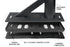 Overland Vehicle Systems Freedom Rack w/ Cross Bars and Side Supports - 6.5ft Support Bars