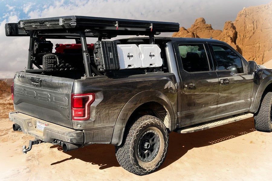 Overland Vehicle Systems Freedom Rack w/ Cross Bars and Side Supports - 8ft Support Bars